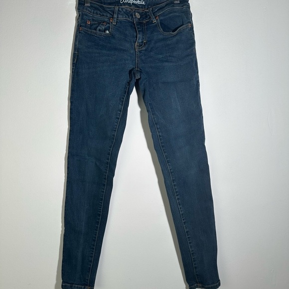 Aeropostale Lola Jeggings Women's Blue Jeans - Picture 3 of 6